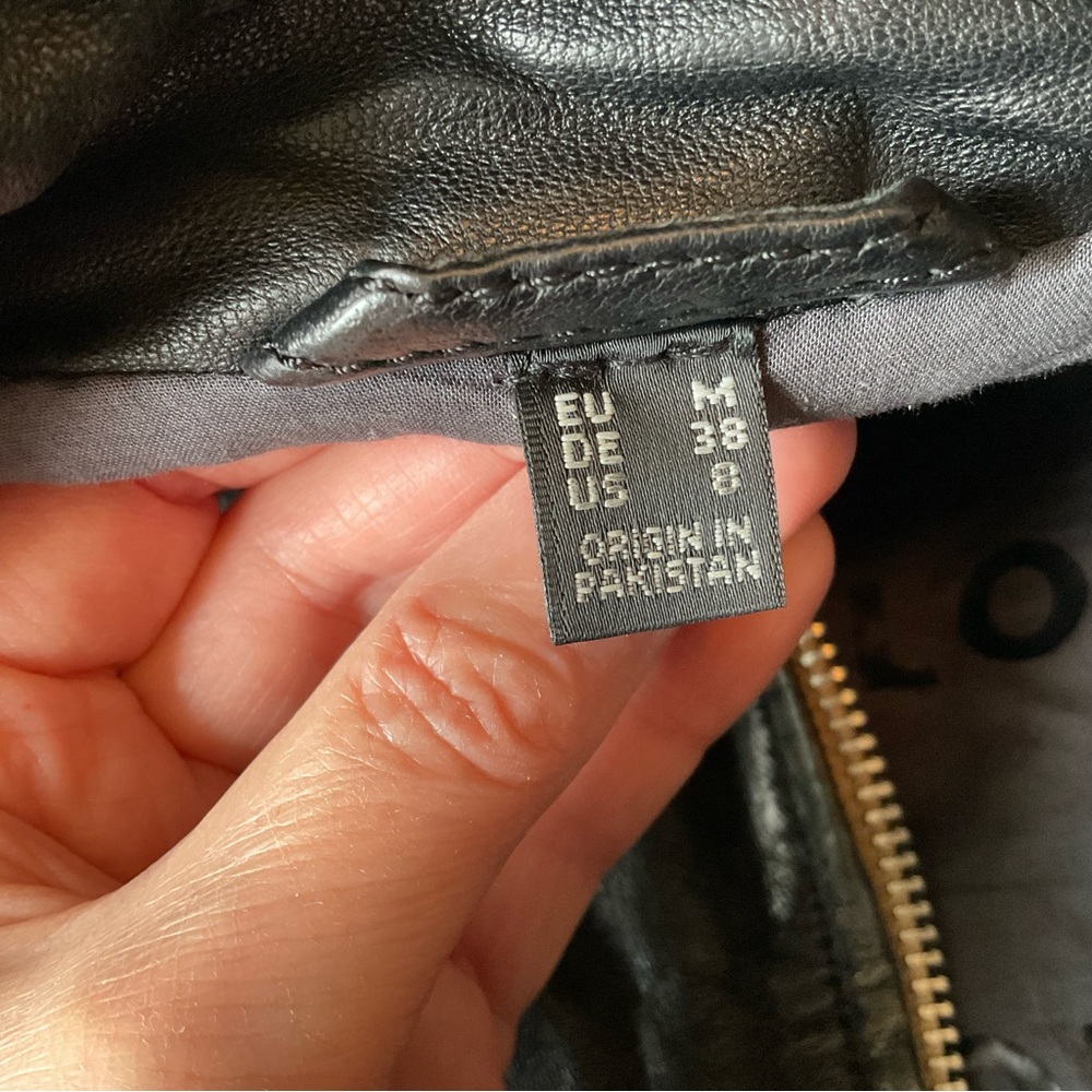 Mauritius Lamb Leather Moto Jacket - Picture 10 of 14